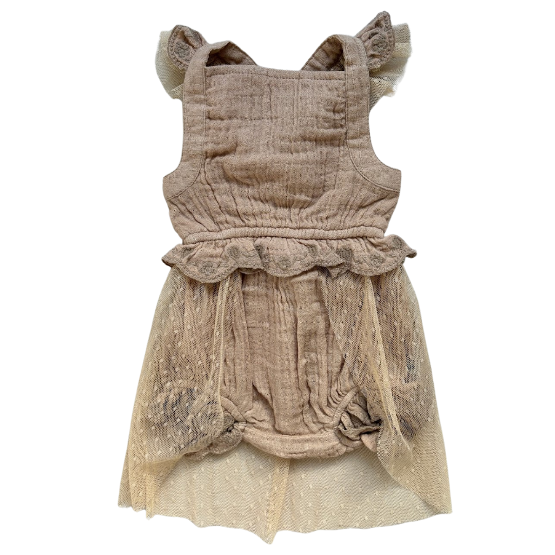 Dreamers Romper - Thé au Lait