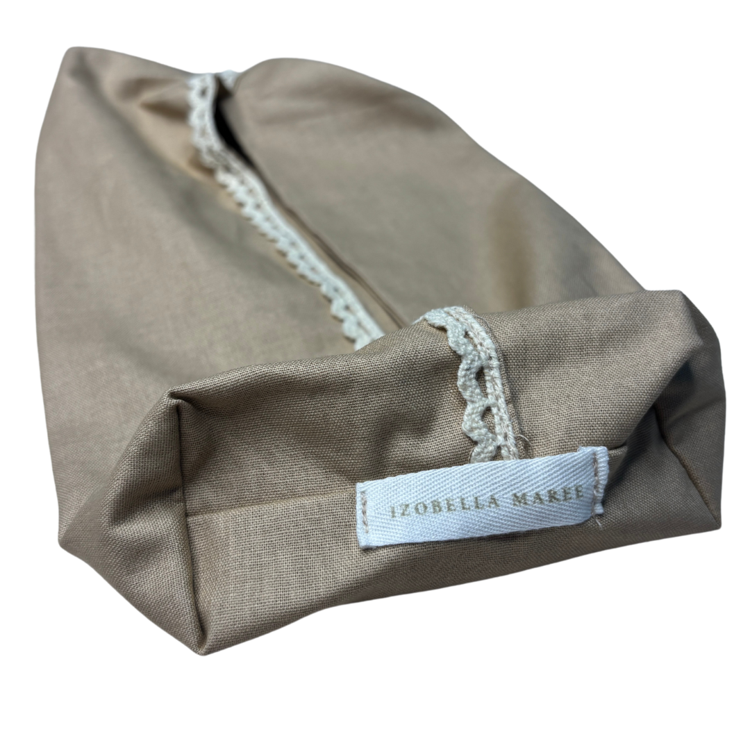 Baby Wipe Cover, Beige