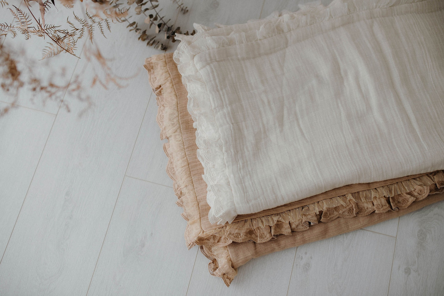 Baby Blanket, Baby Play Mat, Baby Clothes, Organic, Cotton Muslin, Baby Gift, Bonnet, beige, natural, cotton, cotton muslin, muslin, baby romper, cream, singlet.
