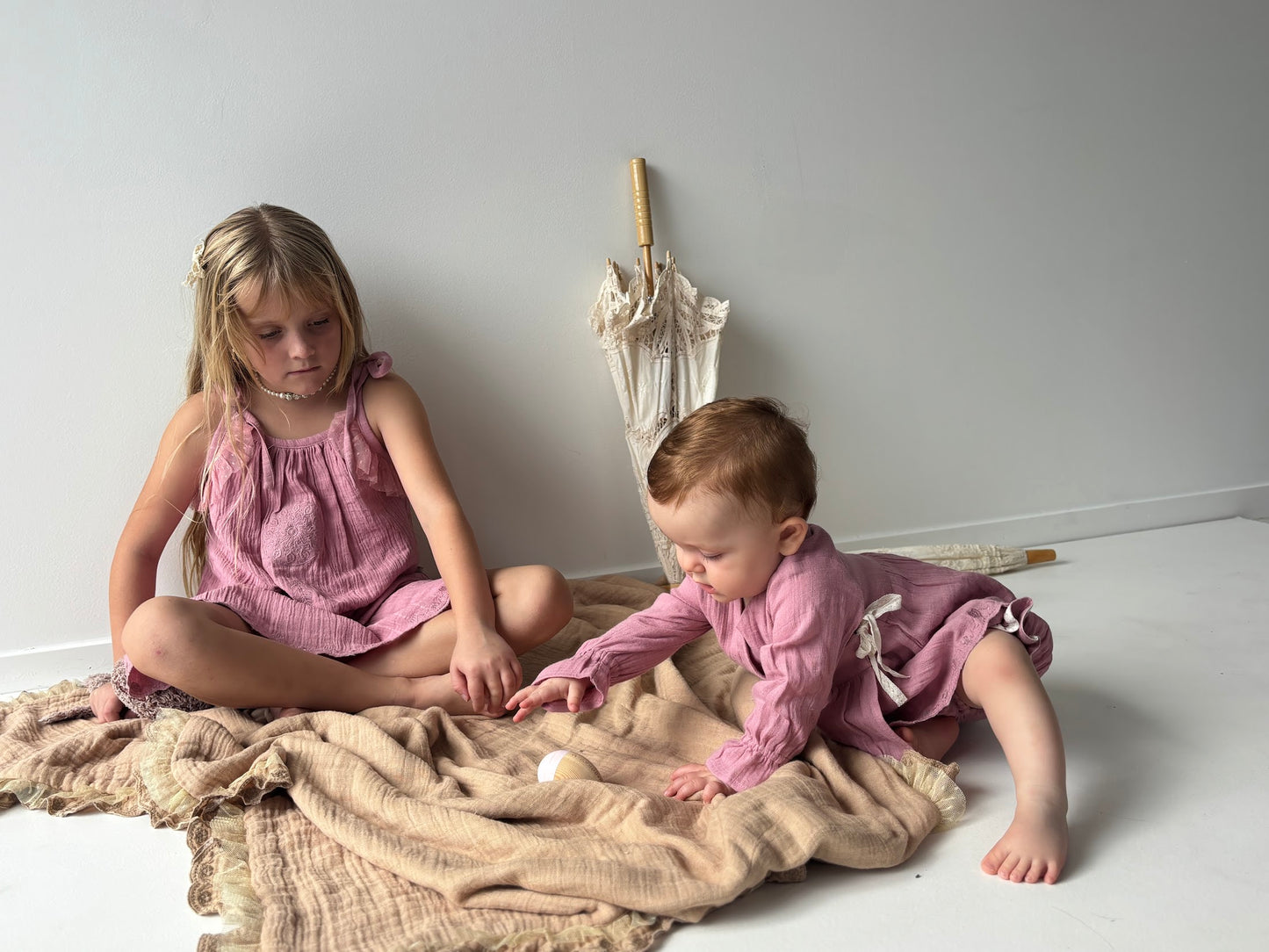 Dreamers Wrap Blouse, Vintage Rose