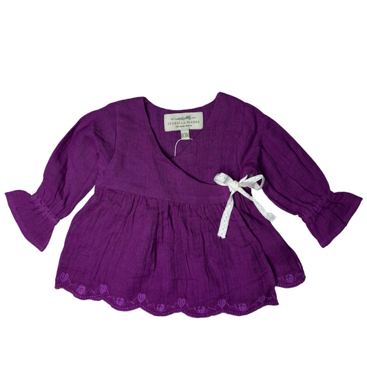 Dreamers Wrap Blouse, Violette