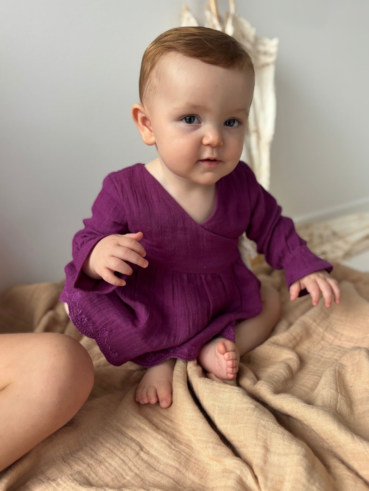 Dreamers Wrap Blouse, Violette