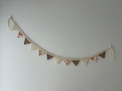 Bunting Petite, Beige Fleur